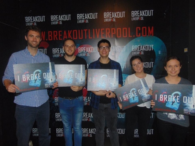 2016 Breakout outing: left to right: Tom, Adam, Chung, Sioned and Edyta.